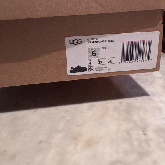 UGG Black Fuzzy Footwear - Picture 12 of 13